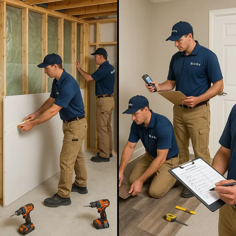 Repairs and Reconstruction process in Van Vleck, TX
